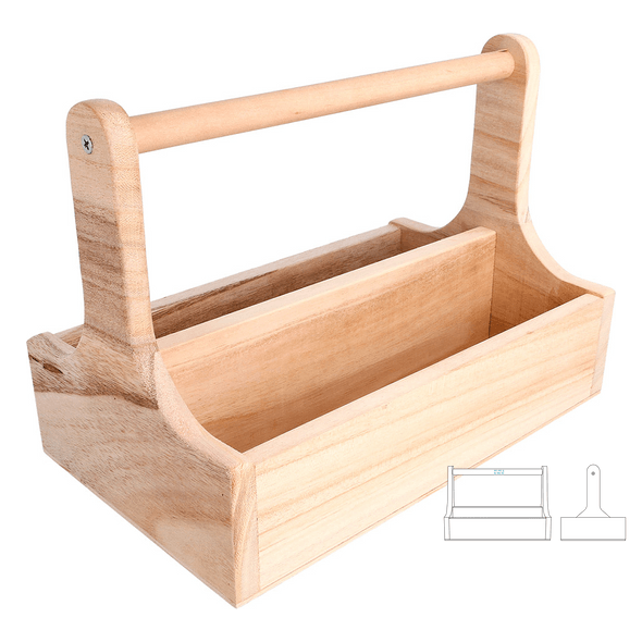 Presentation Box with Wooden Handle